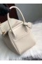 Lindy Clemence Ck10 Krémes Fehér Arany Hardver 26cm, Teljes Kézzel készített Ghw