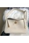 Lindy Clemence Ck10 Krémes Fehér Arany Hardver 26cm, Teljes Kézzel készített Ghw