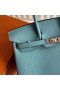 Birkin Togo 7G ci&Atilde;&iexcl;n azure Rose Gold Hardver-25cm, Teljes K&Atilde;&copy;zzel k&Atilde;&copy;sz&Atilde;&shy;tett Rghw