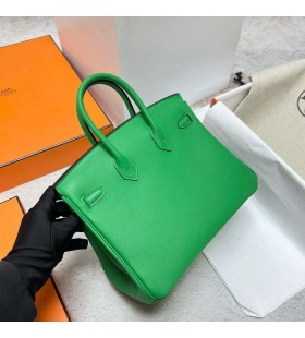 Birkin Swift K1 Bamboo green Gold Hardver Ghw 25cm Teljes mértékben Kézzel készített