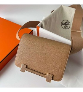 Geta Chevre 0M Khaki Tea Arany Hardver Ghw 20cm Teljes m&Atilde;&copy;rt&Atilde;&copy;kben K&Atilde;&copy;zzel k&Atilde;&copy;sz&Atilde;&shy;tett