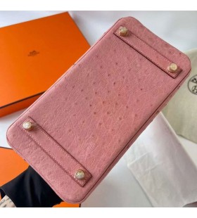 Birkin Strucc Ck94 kerámia rózsaszín Arany Hardver 25cm Ghw Teljes mértékben Kézzel készített