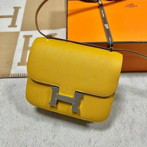 Constance Epsom 9D Ómra buí Silver Crua-earraí Phw 18cm Hiomlán Lámhdhéanta