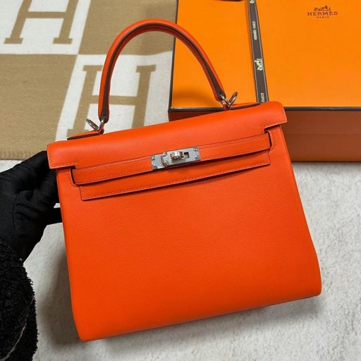 Kelly Swift 9J Orange Silver Crua-earraí 25cm Hiomlán Lámhdhéanta