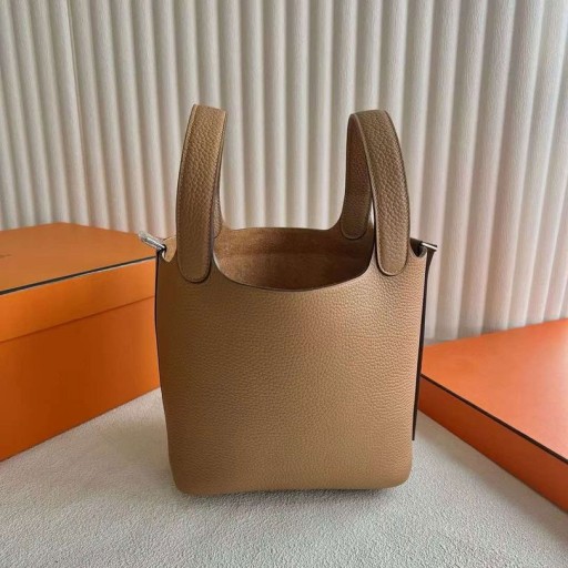 Picotin Clemence 4B brioscaí Khaki Crua-earraí Silver 18cm Hiomlán Lámhdhéanta Phw