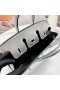 Birkin Chevre Airgid & Black Silver Crua-earraí 25cm Hiomlán Lámhdhéanta
