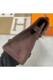 Mini Kelly Pochette Suede Ck47 Caife Óir Crua-earraí Ghw 22cm Hiomlán Lámhdhéanta