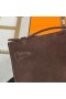 Mini Kelly Pochette Suede Ck47 Caife Óir Crua-earraí Ghw 22cm Hiomlán Lámhdhéanta