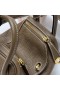 Lindy Clemence Ck18 Etoupe Grey Óir Crua-earraí Ghw 20cm Hiomlán Lámhdhéanta