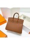 Birkin Tóga Ck37 Donn Órga Crua-earraí Óir Ghw 25cm Hiomlán Lámhdhéanta
