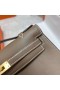 Mini Kelly Pochette Swift Ck18 Etoupe Grey &Atilde;ir Crua-earra&Atilde;&shy; Ghw 22cm Hioml&Atilde;&iexcl;n L&Atilde;&iexcl;mhdh&Atilde;&copy;anta