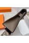 Mini Kelly Pochette Swift Ck18 Etoupe Grey Óir Crua-earraí Ghw 22cm Hiomlán Lámhdhéanta