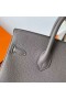 Birkin Ghearmáin Tóga 8F tinware grey Silver Crua-earraí Phw 25cm Hiomlán Lámhdhéanta