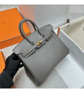 Birkin Epsom 0L grey meyer Crua-earra&Atilde;&shy; &Atilde;ir Ghw 25cm Hioml&Atilde;&iexcl;n L&Atilde;&iexcl;mhdh&Atilde;&copy;anta