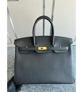 Birkin Tóga Ck89 Dubh Ãir Crua-earraà 35cm Hiomlán Lámhdhéanta
