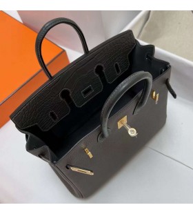 Birkin Dteagmháil Tóga & Neamhlonrach Ailigéadar 8F tinware grey & Graifít grey Óir Crua-earraí Ghw 25cm Hiomlán Lámhdhéanta