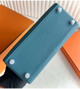 Kelly Tóga Ck75 Denim gorm Silver Crua-earraà 25cm Hiomlán Lámhdhéanta Phw