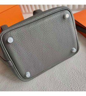 Picotin Clemence 0L Grey Silver Crua-earraà 18cm Hiomlán Lámhdhéanta Phw