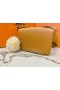 Geta Chevre A1 color caramello Hardware Oro 20cm Pieno fatto a Mano