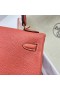 Kelly Togo 4E foglia di Acero rosso, Oro Rosa Hardware Rghw 25cm Pieno fatto a Mano