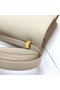 Costanza Epsom Ck10 crema Bianca Hardware Oro Ghw 24cm Pieno fatto a Mano