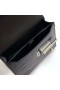 Verrou Alligatore Ck89 Nero Argento Hardware Phw 18cm Pieno fatto a Mano