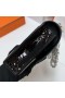 Verrou Alligatore Ck89 Nero Argento Hardware Phw 18cm Pieno fatto a Mano