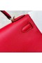 Kelly Swift S3 Rosso Brillante Hardware Oro Ghw 25cm Pieno fatto a Mano