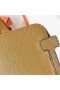 Geta Chevre 4B Khaki Argento Hardware 20cm Phw Pieno fatto a Mano