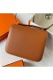 Costanza Epsom Ck37 d'Oro Marrone Hardware Oro Ghw 24cm Pieno fatto a Mano