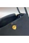 Lindy Touch Clemence & Matte Crocodile 2Z Profonda Blu Oro Hardware 26cm Pieno fatto a Mano Ghw