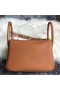 Lindy Clemence Ck37 Marrone Oro Argento Hardware 26cm Pieno fatto a Mano Phw