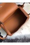 Lindy Clemence Ck37 Marrone Oro Argento Hardware 26cm Pieno fatto a Mano Phw