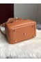 Lindy Clemence Ck37 Marrone Oro Argento Hardware 26cm Pieno fatto a Mano Phw