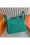 Borse Mini Lindy Clemence U1 verde di Verona Hardware Oro 19cm Pieno fatto a Mano Ghw