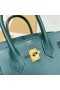 Birkinの迅速な6O檜グリーンゴールドハードウェア25cm完全に手作り