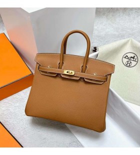 Birkinã‚½Ck37Golden Brownï¼ˆã‚´ãƒ¼ãƒ«ãƒ‡ãƒ³ãƒ–ãƒ©ã‚¦ãƒ³ã‚´ãƒãƒ¼ãƒ‰ã‚¦ã‚§ã‚¢Ghw25cmå®Œå…¨ã«æ‰‹ä½œã‚Š