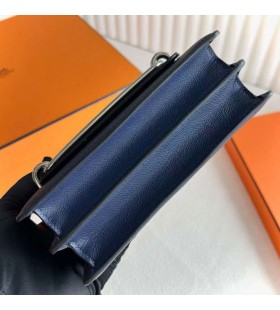 Roulis迅速なCk73逸品Blue&P9actiniae紫色に銀色のハードウェア18cm完全に手作りPhw