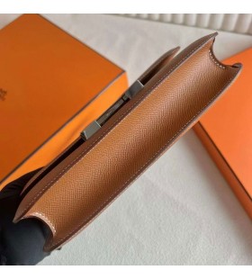 バッグコンスタンスelanソCk37Golden Brown（ゴールデンブラウン銀色のハードウェア23cm完全に手作りPhw