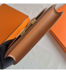 バッグコンスタンスelanソCk37Golden Brown（ゴールデンブラウンゴハードウェア23cm完全に手作りGhw