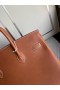 Birkin Barenia Golden Sølv Maskinvare PHW 35 cm Full Håndlaget