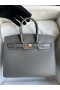 Birkin Epsom 0L gris merye Gull Hardware GHW 25 cm Full HÃ¥ndlaget