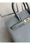 Birkin Epsom 0L gris merye Gull Hardware GHW 25 cm Full Håndlaget