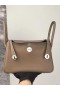 Lindy Clemence Ck18 Etoupe Grå Sølv Maskinvare 26cm Full Håndlaget