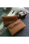 Mini Kelly Pochette Epsom Ck37 Golden brown Gold Hardware 22cm Full Håndlaget