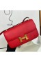 Constance elan Epsom 5 Lyse rødt Gull Hardware Ghw 26cm Full Håndlaget