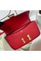 Constance elan Epsom 5 Lyse rødt Gull Hardware Ghw 26cm Full Håndlaget