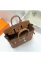 Birkin Togo Ck37 Golden Brown Silver Hardware Phw 25 cm Full Håndlaget