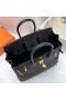 Birkin Togo Ck89 Black Gold Hardware Ghw 25 cm Full Håndlaget