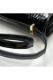 Constance elan skinnende porosus krokodille Ck89 Black Gold Hardware 26cm Full Håndlaget